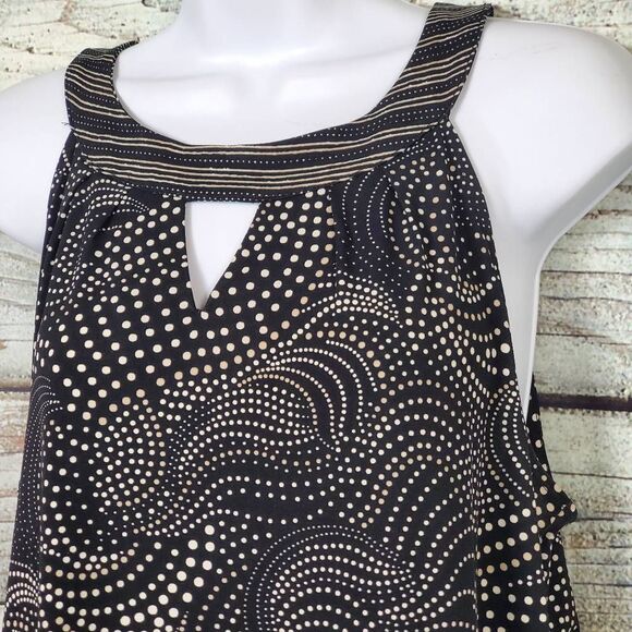 EST. 1946 Women’s Navy White Dot Print Sleeveless Blouse Top L - Picture 5 of 10